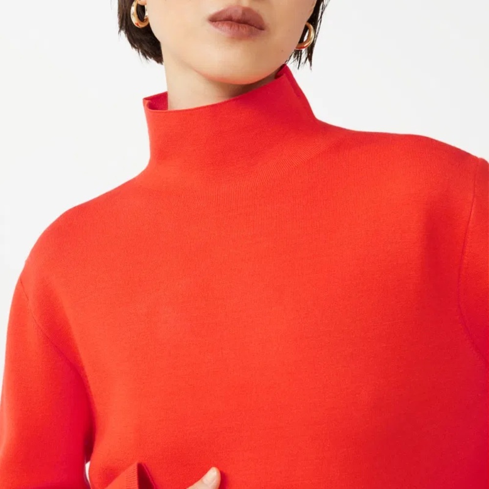 & Other Stories Boxy Knit Red Sweater